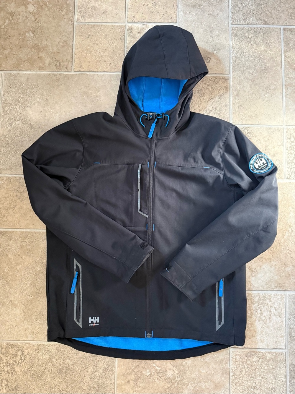 Helly Hansen work softshell jacket.